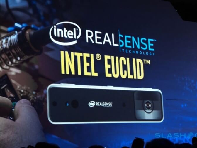Новый мини-компьютер Intel Euclid для роботов