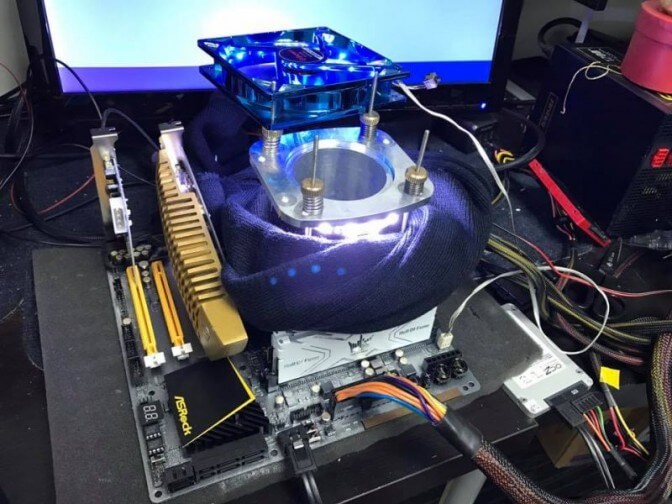 Побит очередной рекорд: японец разогнал процессор Core i7-7700K до экстремальных пределов!