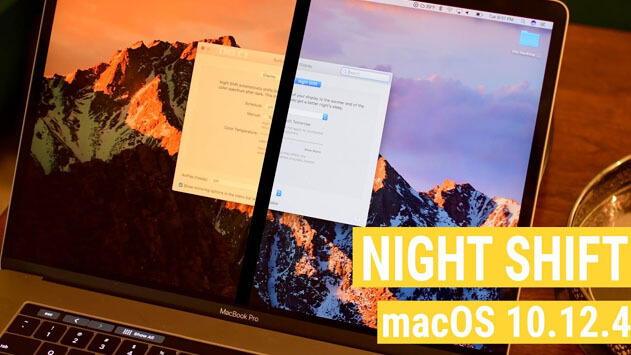 В новой версии macOS Sierra появится режим Night Shift